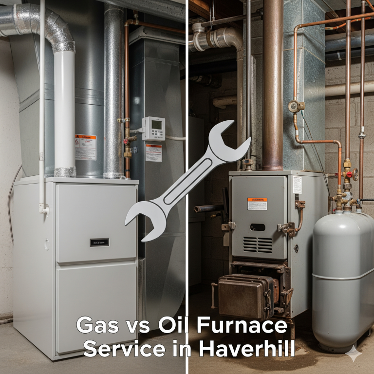 Gas and oil furnace service comparison in Haverhill MA for efficient heating